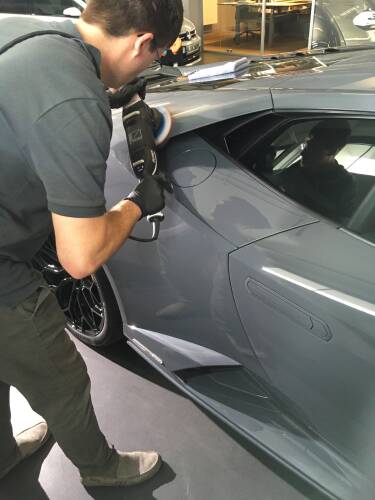 SOSLack Lackaufbereitung Polieren Lamborghini Huracan